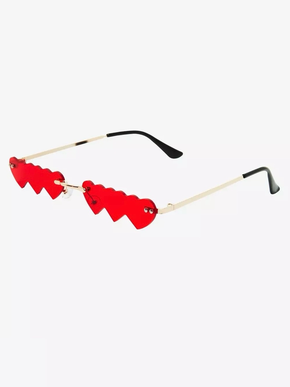 HOT TOPIC Triple Heart Sunglasses